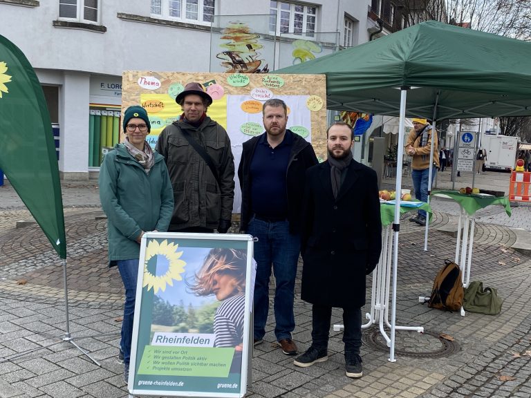 Der Vorstand des Ortsverbands Bündnis 90/Die Grünen Rheinfelden stellt sich vor